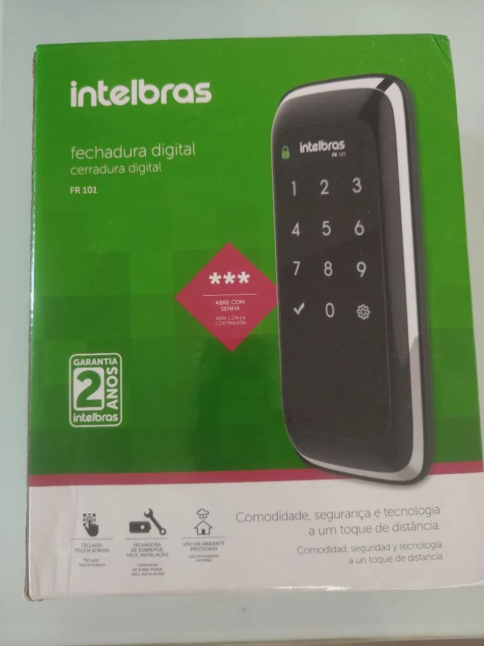 Fechadura digital Intelbras Fr101 Nova