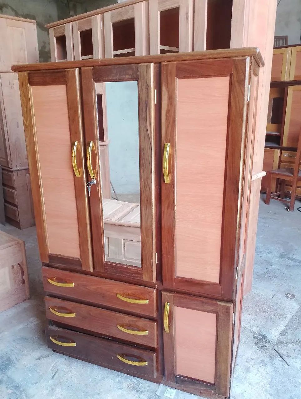 Guarda roupa de solteiro espelhado novo - Foto 4
