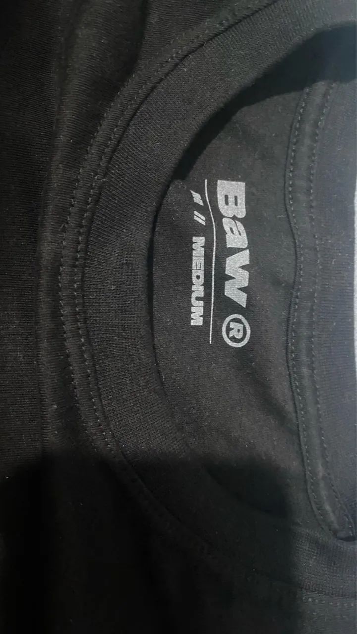 Camiseta BAW Flame Preta M - Foto 3
