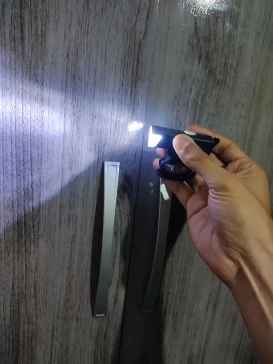 Kit Lanterna para Bicicleta - LED Branco e Vermelho Stop - Novo - Foto 4