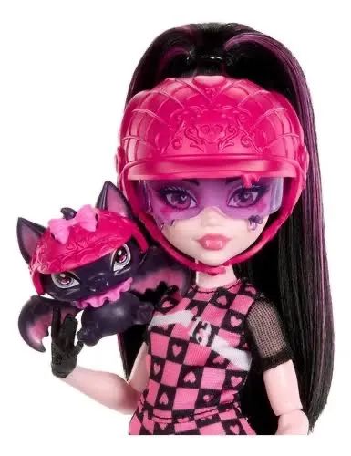 Monster High draculaura vamptastic e Scooter - Foto 2
