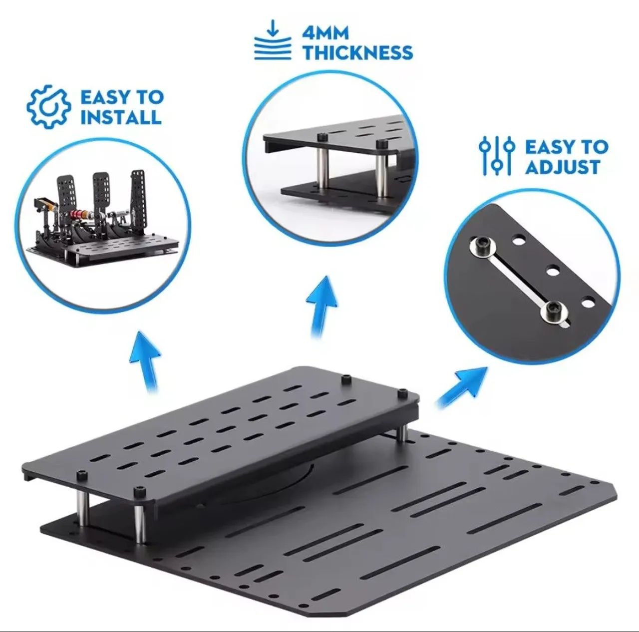 Base Plate Original Pedais Ruito, SimJack, Simson Novo Lacrado na Caixa