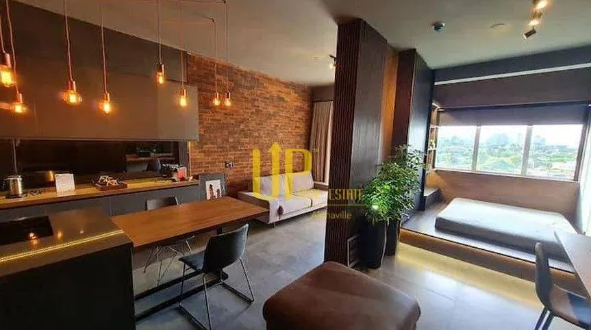 Studio com 1 dormitório para alugar, 49 m² por R$ 6.182,57/mês - Edifício Link Studios - S