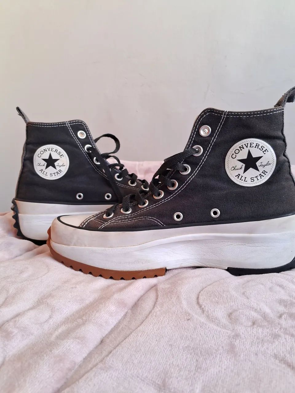 Tênis Converse All Star plataforma run star hike Preto - Foto 2