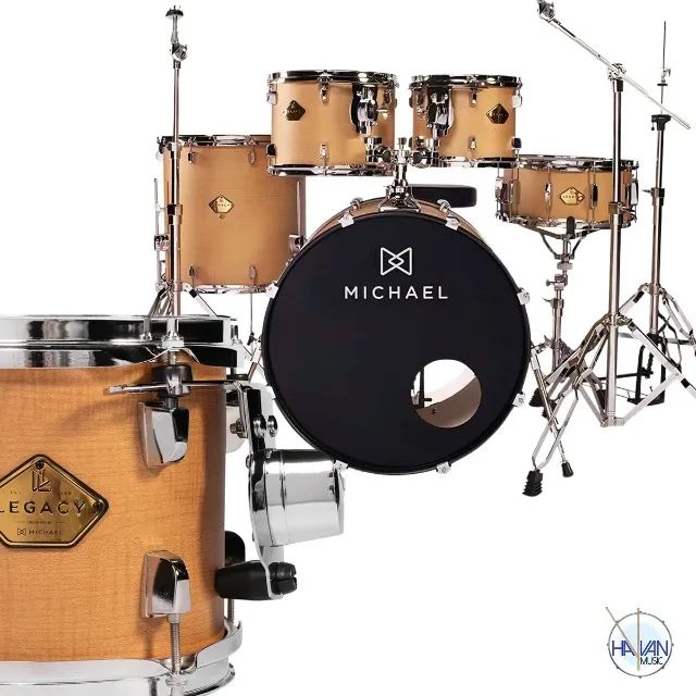 Bateria MICHAEL LEGACY Warm Silky Mustard - Nova, Envio