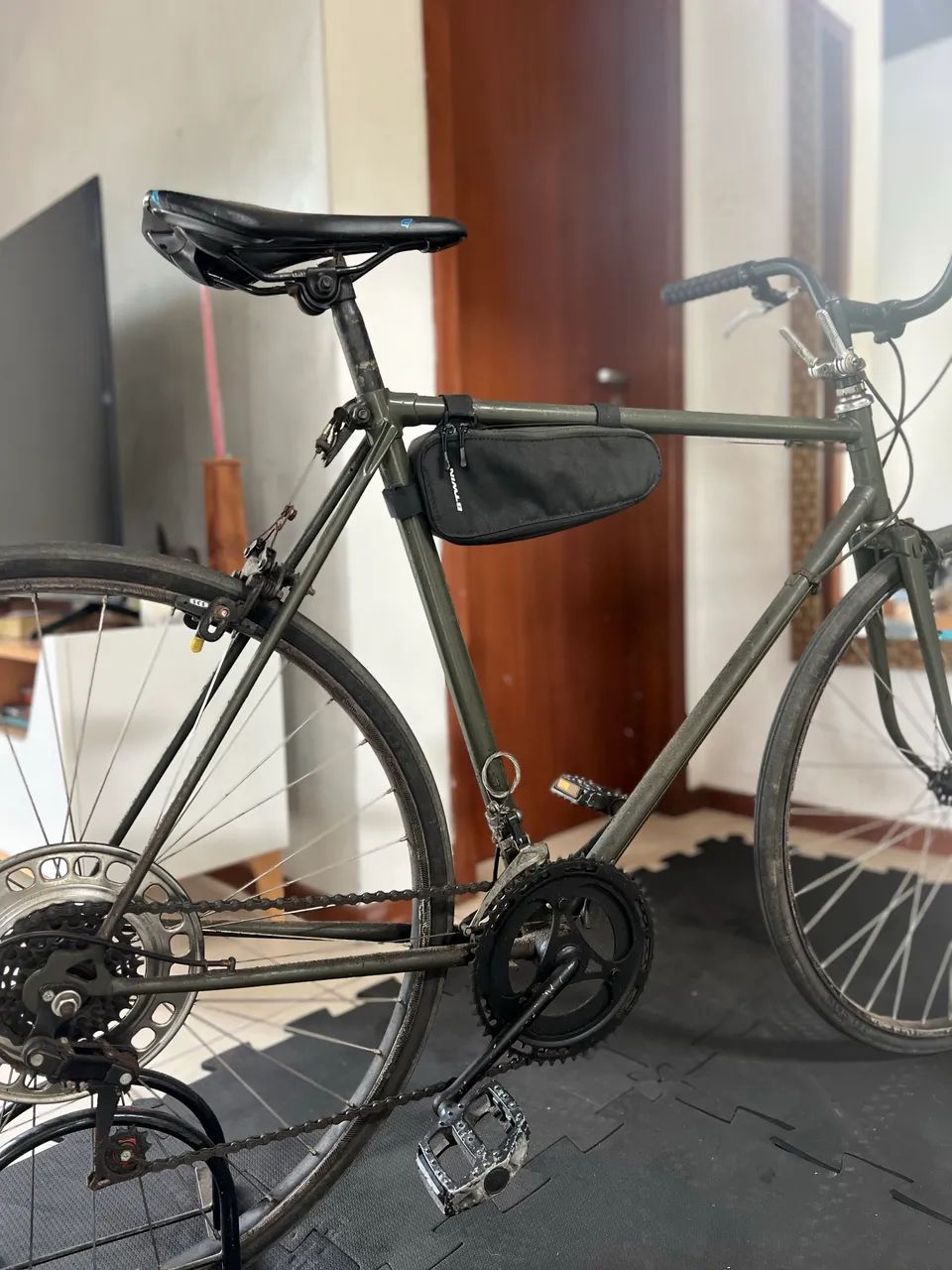 Bicicleta Monarch 10 Verde Militar Reformada - Clássica e Rara! - Foto 4