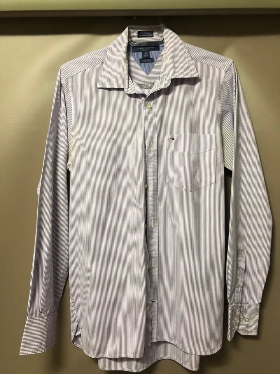 Camisa social Tommy Hilfiger Listrada, original, comprada nos EUA