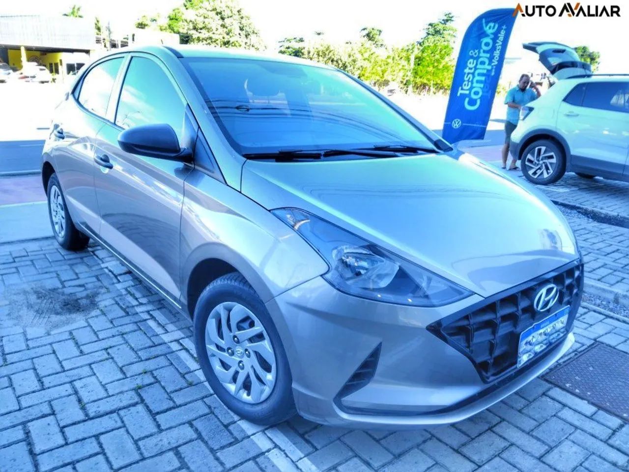 HB20 2021 Flex (sem GNV) 1a locação, 34 mil km, na garantia, completão - Foto 2
