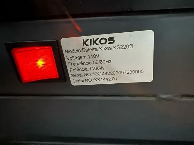 Esteira Ergométrica Kikos KS2202i Premium - inclinação | 12 programas | 110V | dobrável  - Foto 4