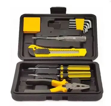 Kit Jogo De Ferramentas com 11 Peças Com Maleta Chave Fenda Phil Alicate Allen z1435 - Foto 6