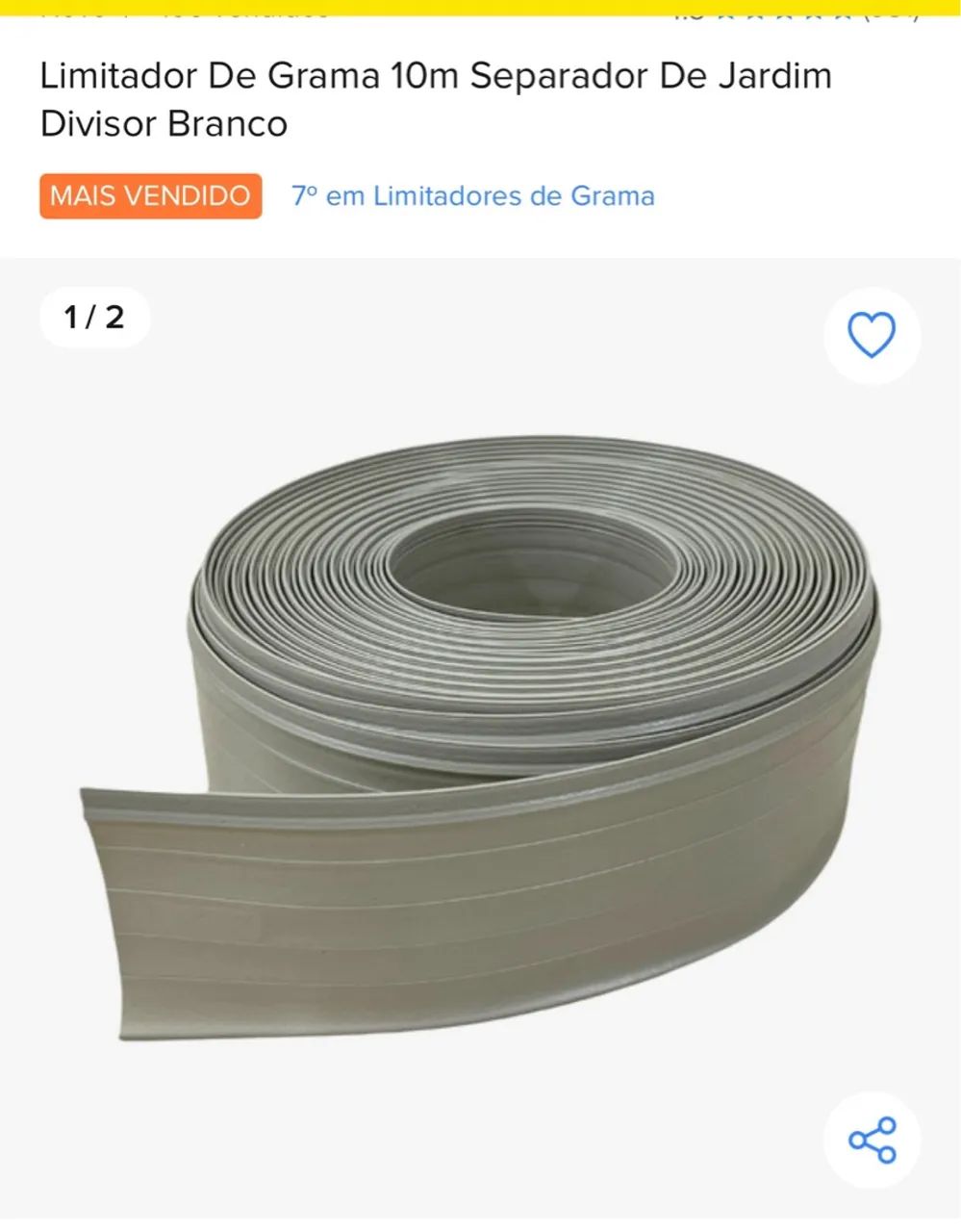 Limitador de grama 10 m