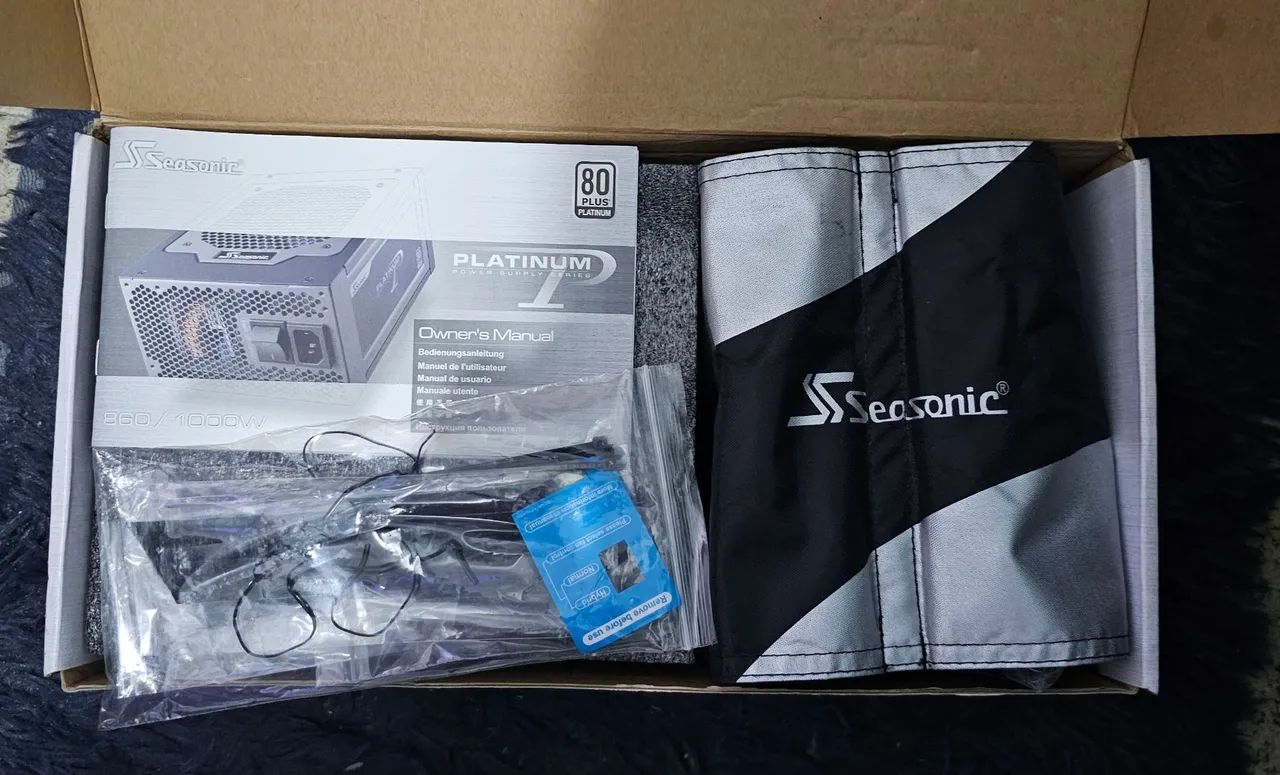 Fonte Seasonic 1000W Platinum - Foto 2