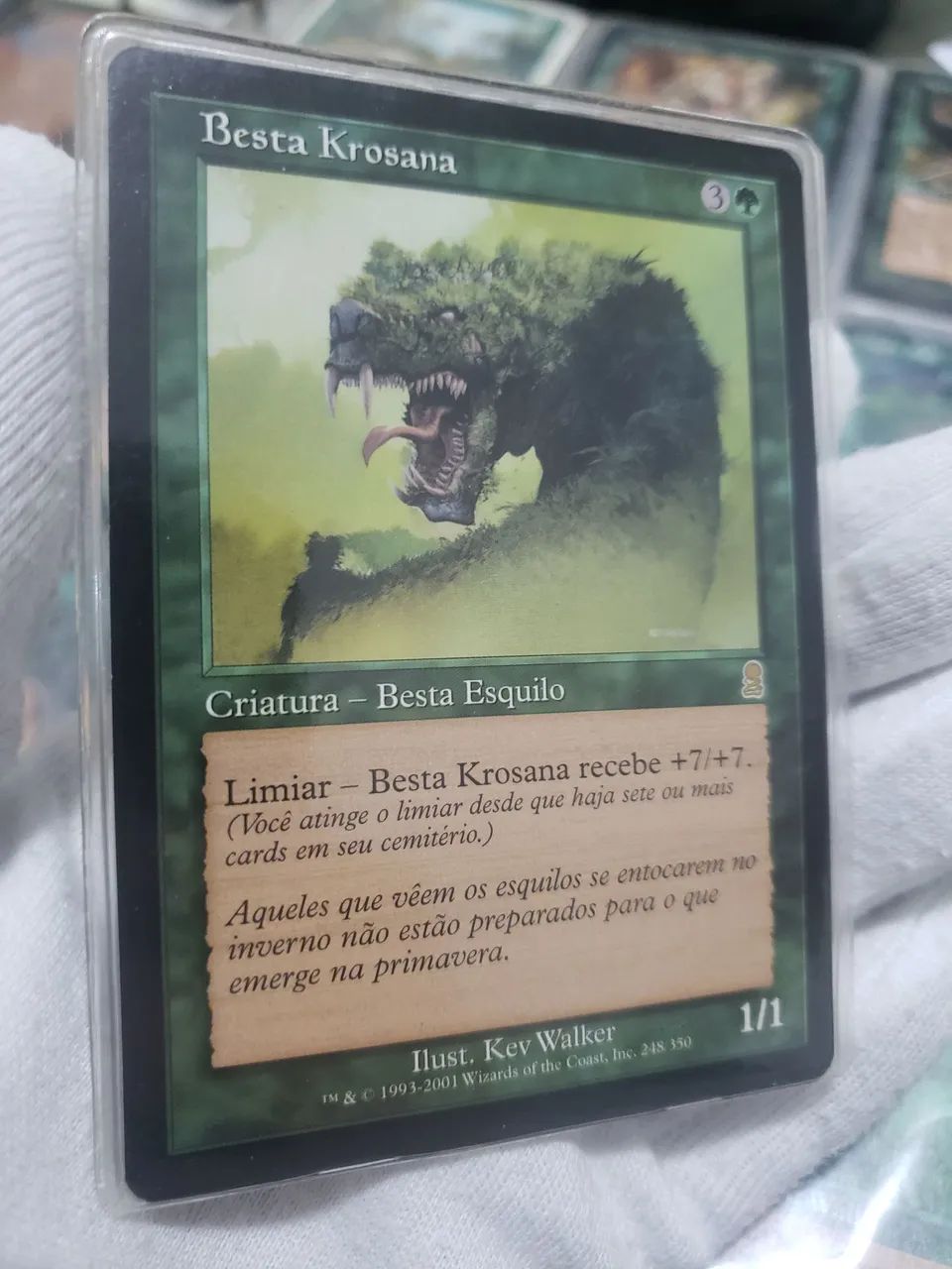 Carta Besta Krosana - Magic the Gathering 