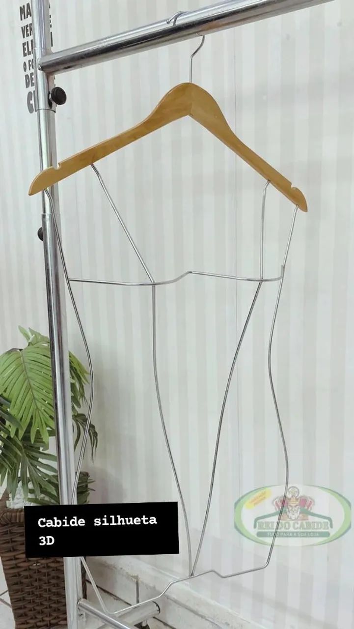 Cabide Silhueta 3D unidade 