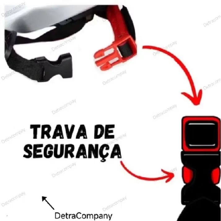 Capacete Ciclismo Com Led Sinalizador Bike Alta Proteção  - Foto 5