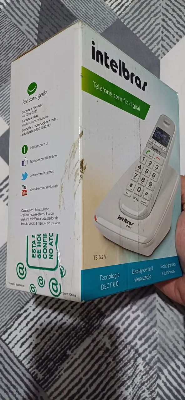 Telefone sem fio digital Intelbras TS 63 V - Foto 4