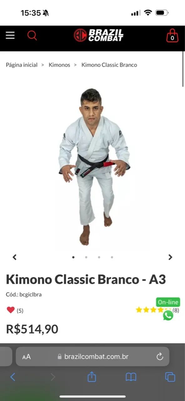 Kimono de Jiu-Jitsu A3 - Foto 2