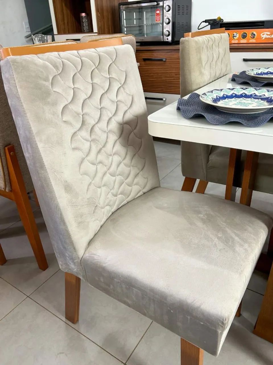 Mesa de Jantar com 4 Cadeiras star - Foto 3