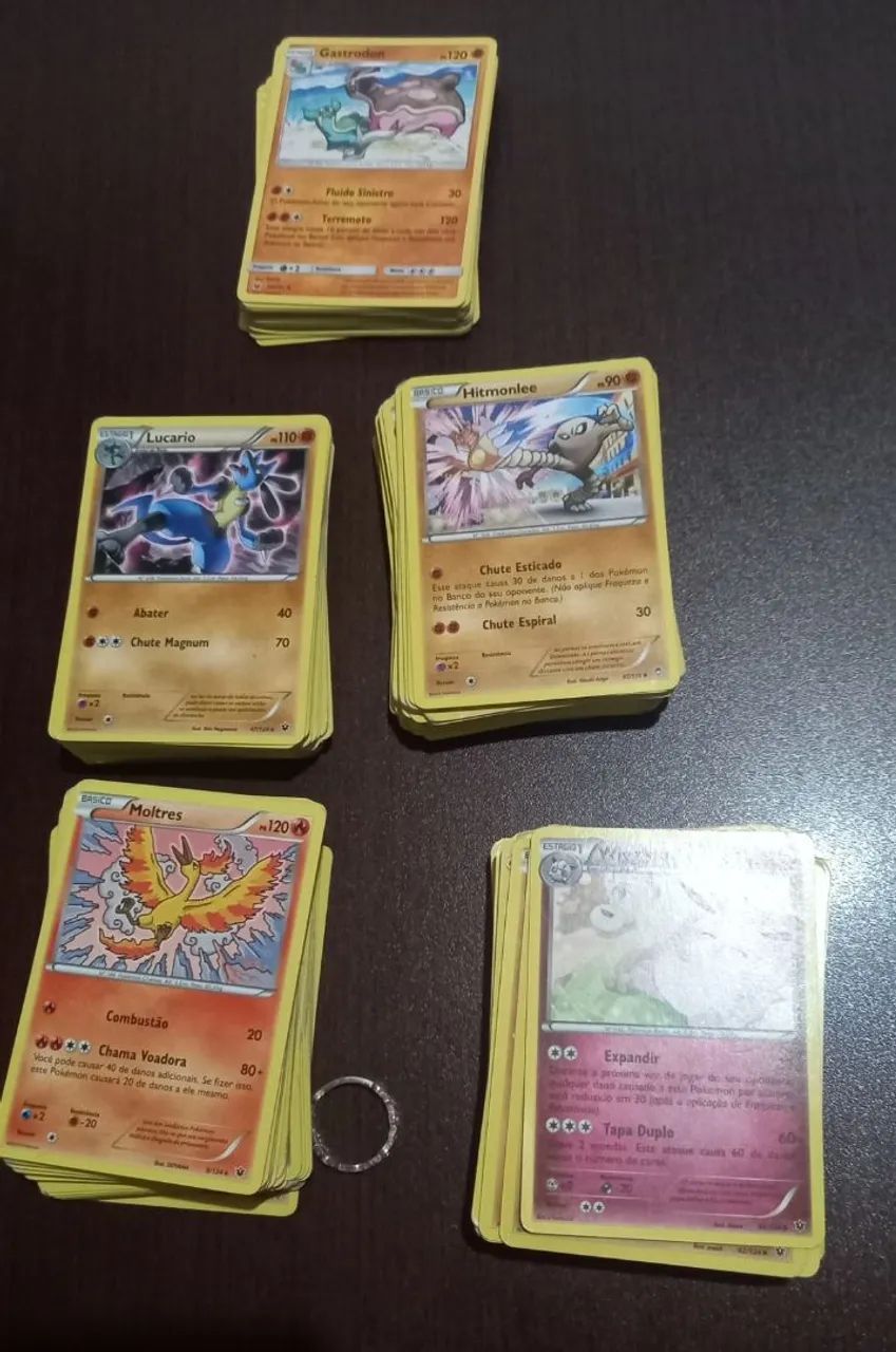 Coleç ão cartas Pokemon usadas - Foto 2