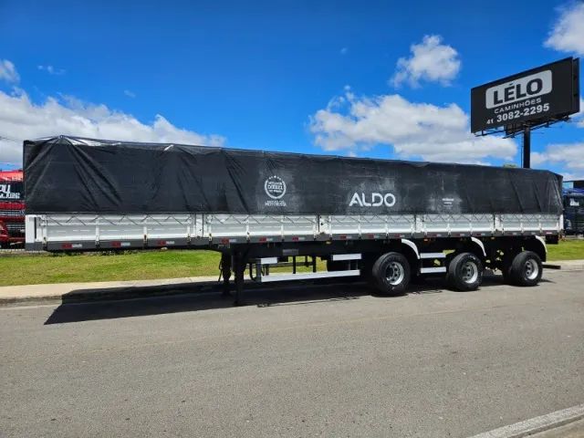 Carreta Graneleira Facchini Vanderleia Ano 22 14x 1.70mts chapa, roda disco, pneus usados - Foto 9