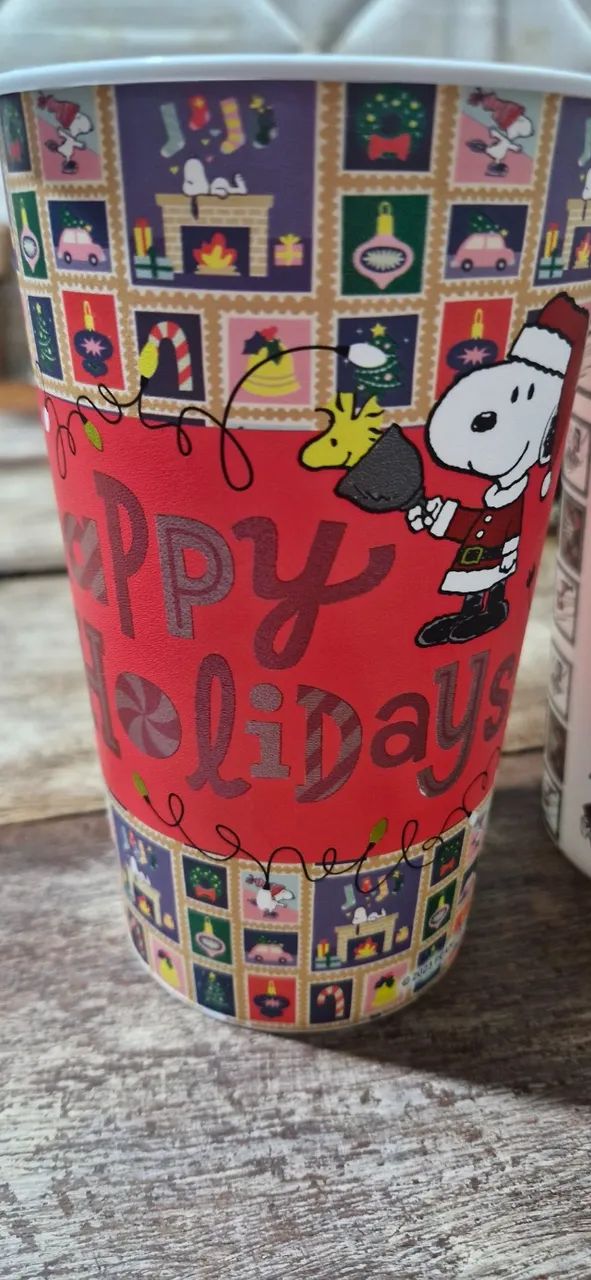 Copos grandes da loja Rei do Mate colecao Snoopy - 6 unidades - Foto 5
