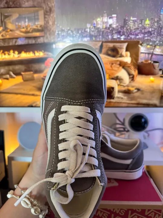 Tênis Vans Old Skool Cinza - Foto 2