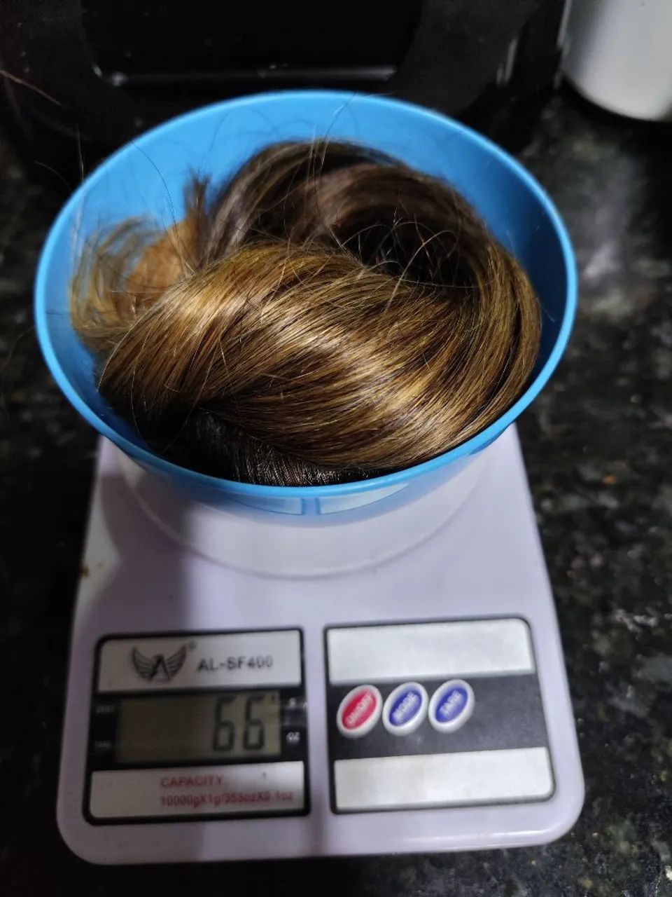 Mega Hair morena iluminada Loiro Claro com Mechas. - Foto 4