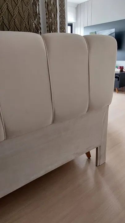 Cabeceira estofada - Queen  - Foto 3