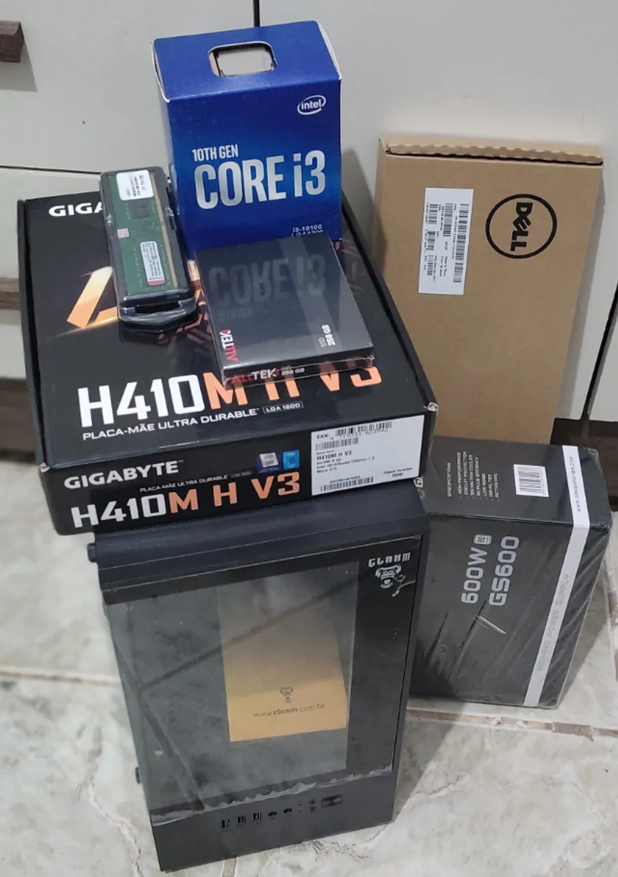 VENDO EXCELENTE PC, COM TODOS OS ITENS EM CAIXAS, NOVOS, LACRADOS. PRONTO PARA MONTAR. ES