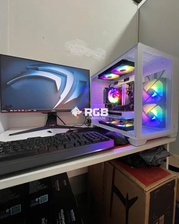 PC Gamer COMPLETO RYZEN 5 +  RTX4060+ 1 ano de garantia e em até 12x