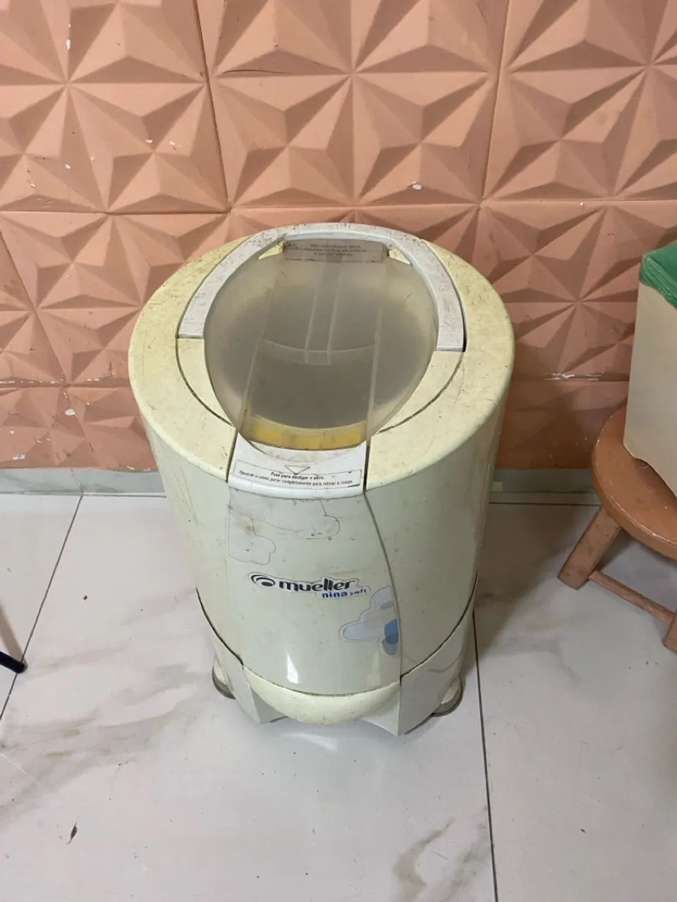 Centrífuga de Roupa perfeita 90 reais 