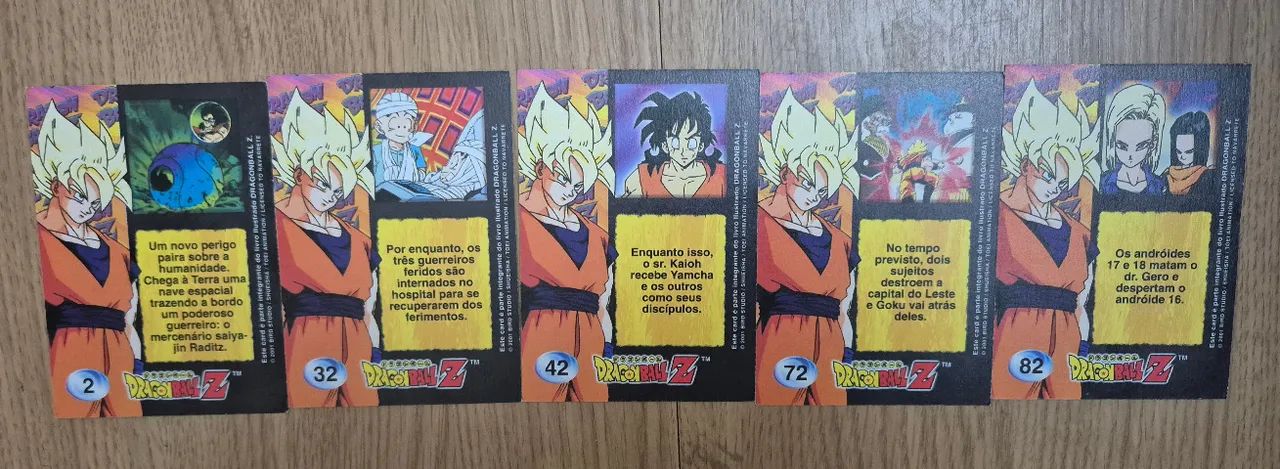 Diversos Cards Dragon Ball Z 2001 - Hobbies e coleções - Corrêas