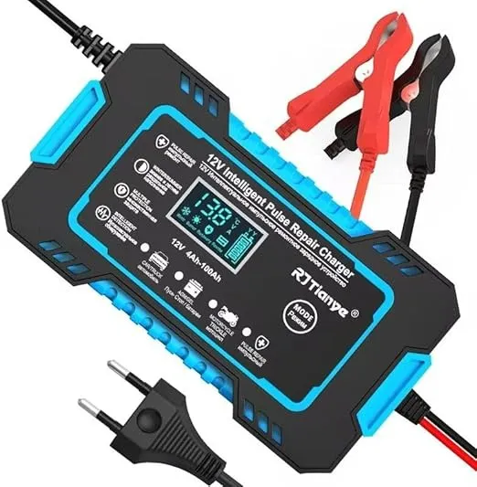Carregador de bateria 12v inteligente carro moto - Bivolt