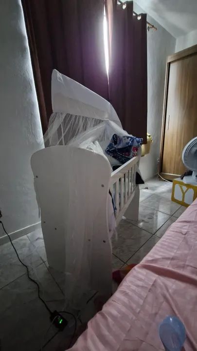 Mini berço com colchão - Foto 3