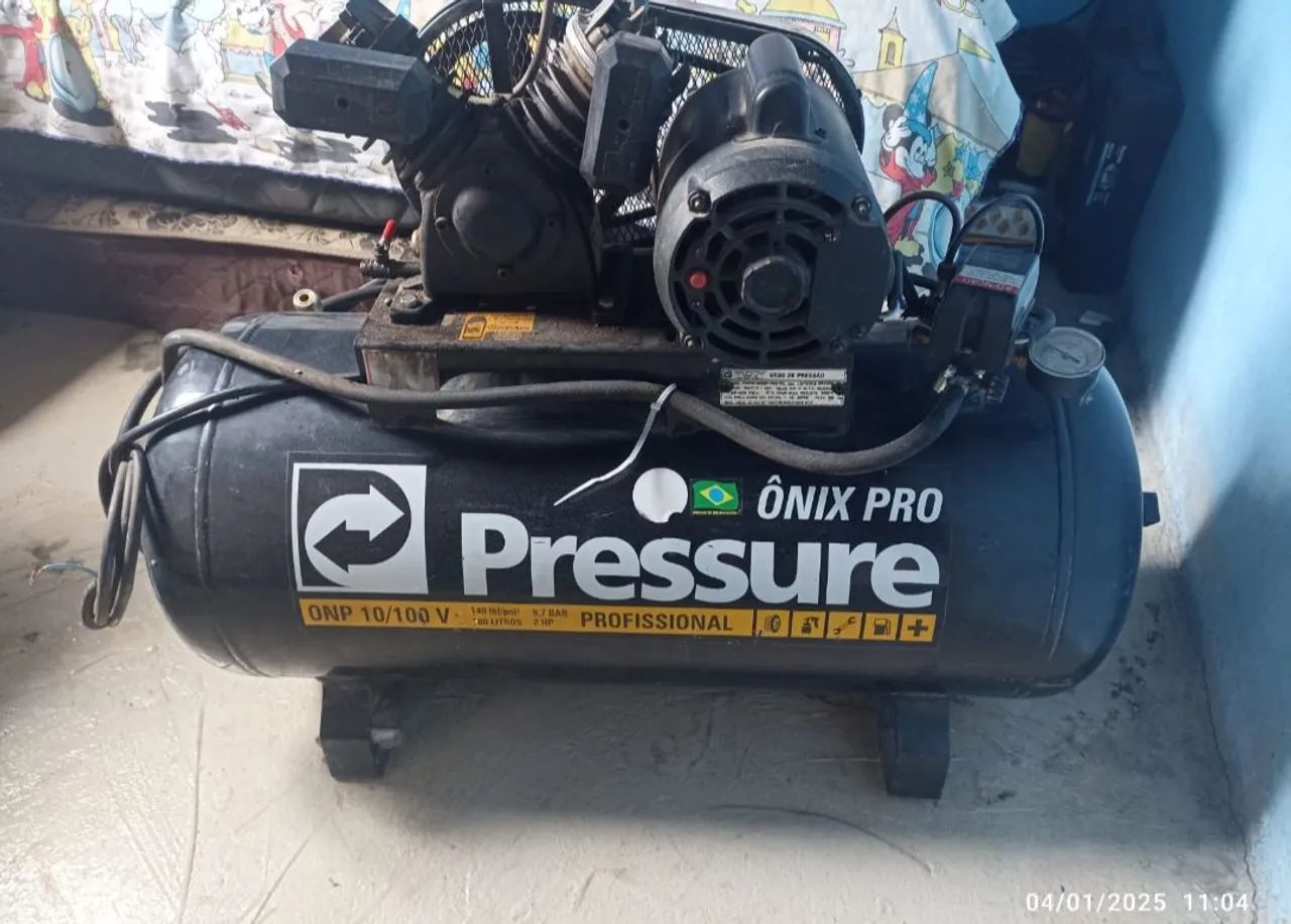 Compressor de ar Onix Pro Pressure 10/100 V - Foto 4
