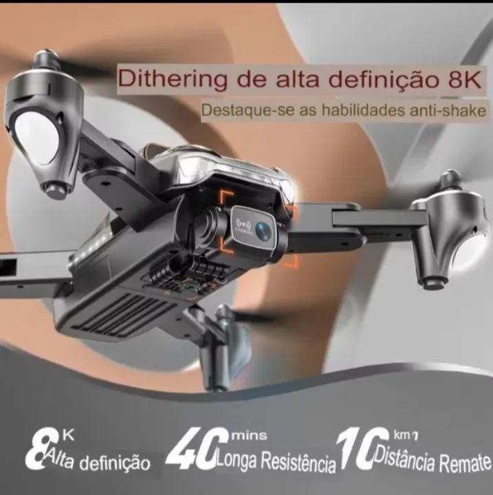 P11 MAX Drone GPS Drone 8K Câmera Dupla - Foto 4