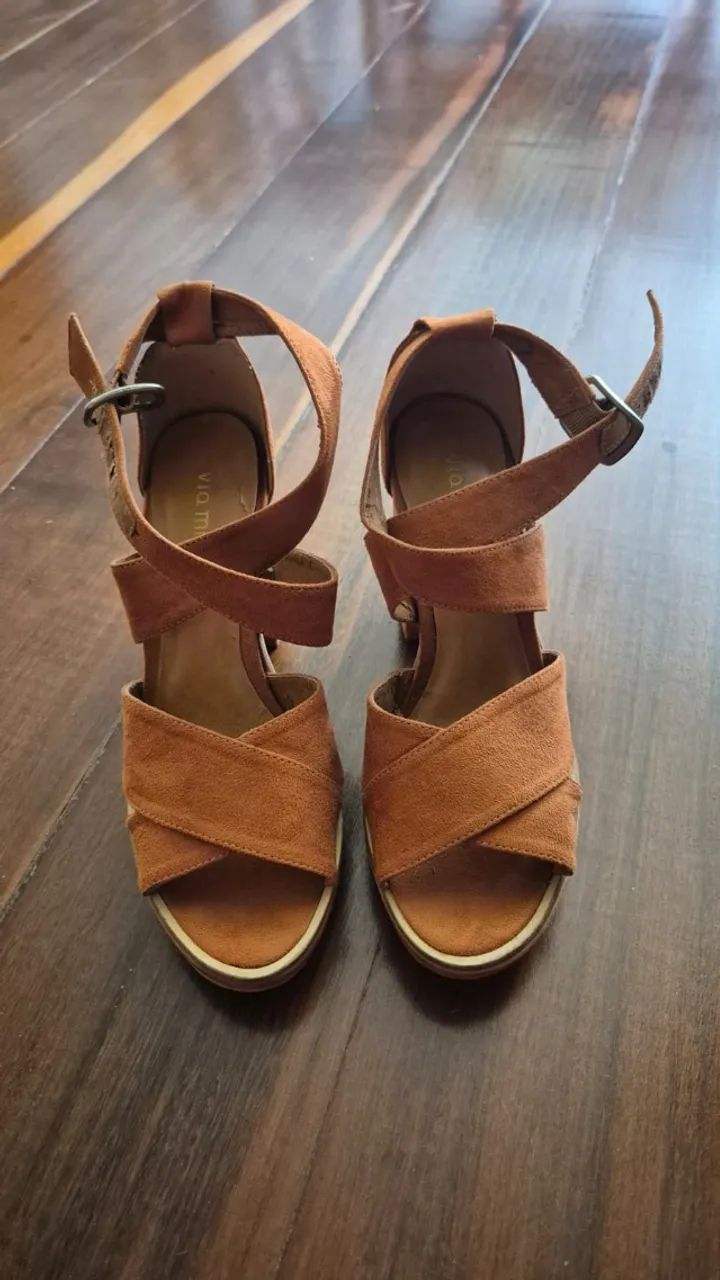 Sandália Via Mia Marrom - Foto 2