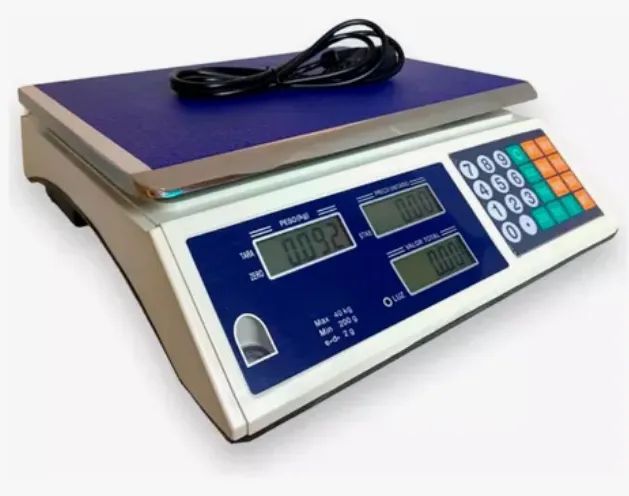 Balança Digital 40kg 1g Bivolt Big star - Foto 4