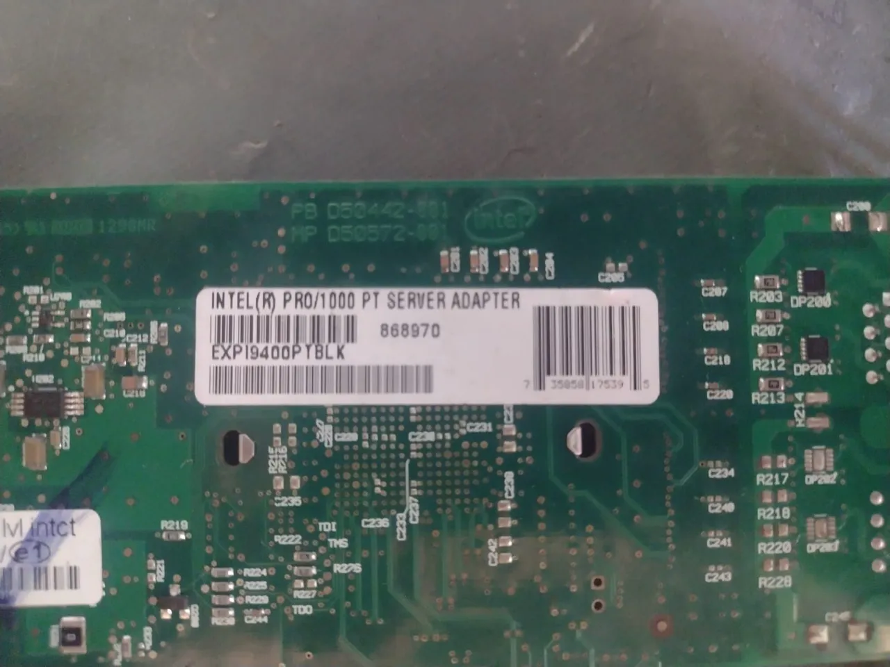 Placa de rede Intel pro /1000 server