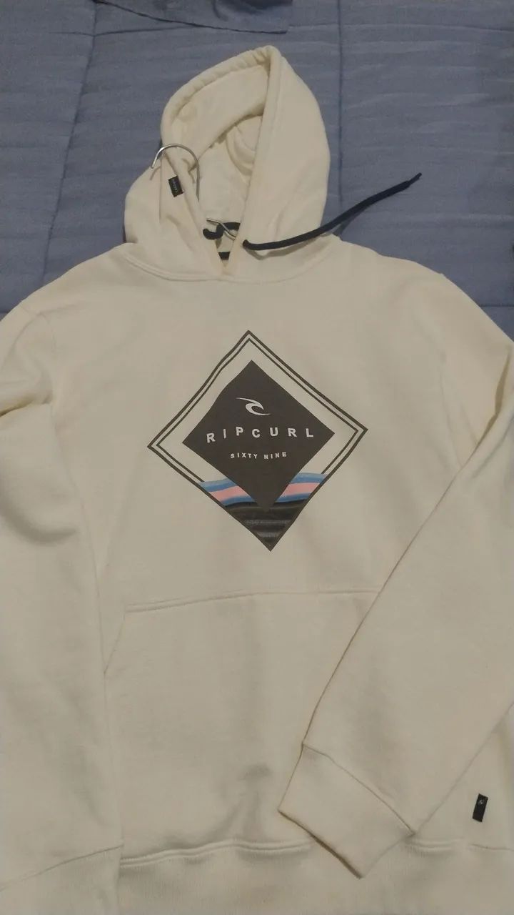 Moletom Rip Curl Sixty Nine - Branco - Foto 3
