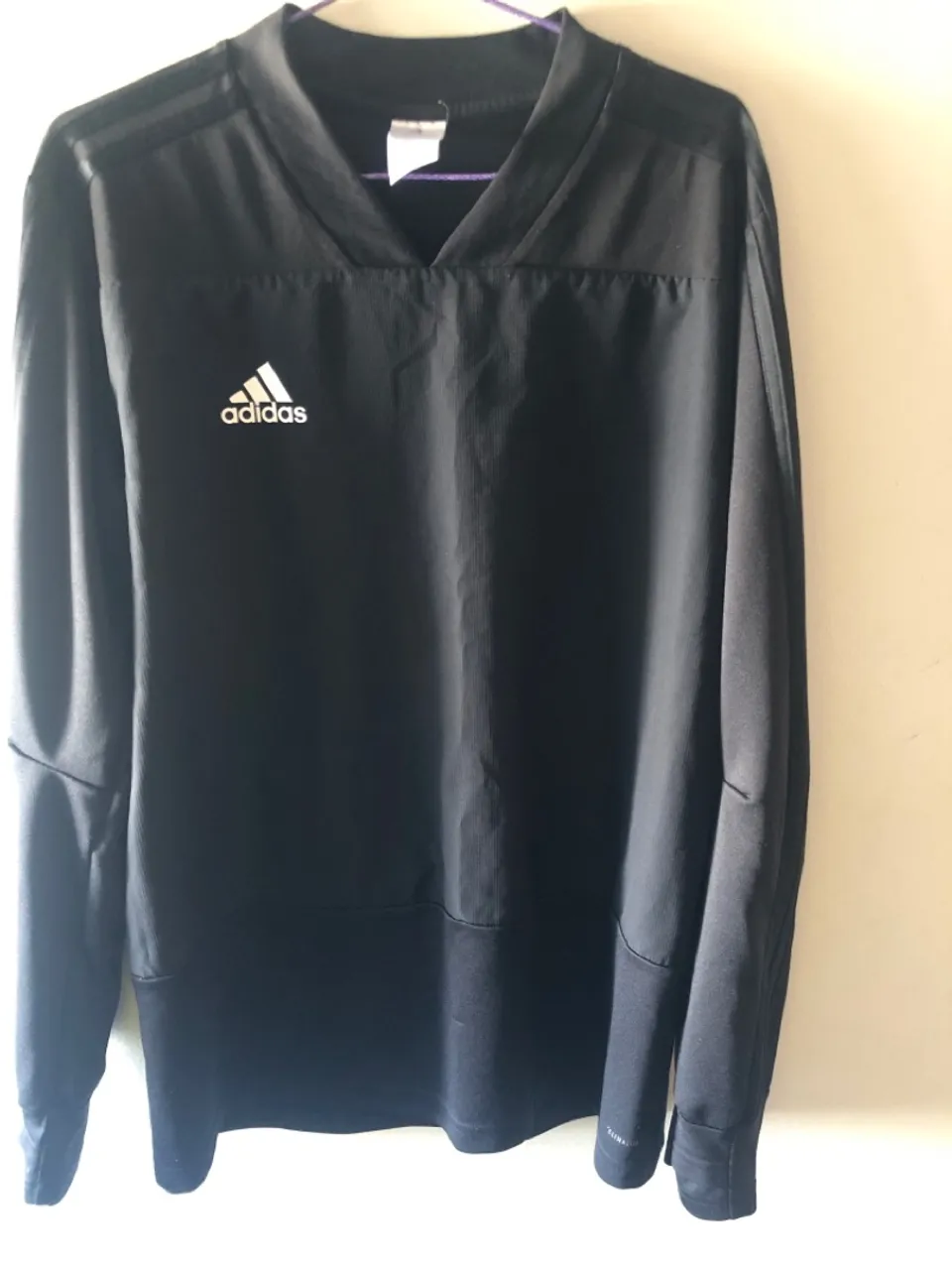 Camiseta Adidas Preta Manga Longa