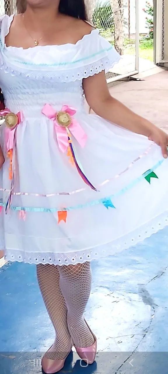 Vestido juninho veste P/M - Foto 4
