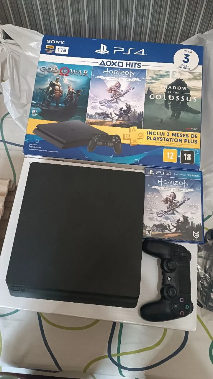 Playstation 4 Slim Tunado* + Horizon - Zero Dawn - Complete Edition