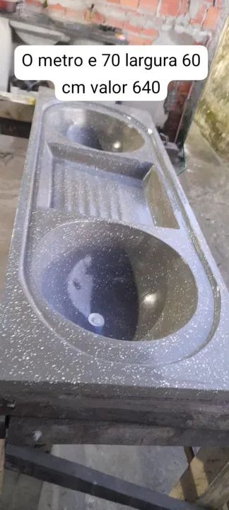 Pia de cozinha duas cubas - Foto 2