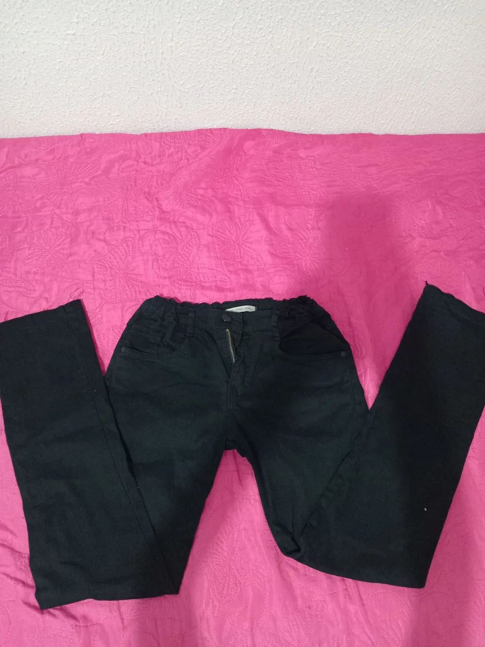 Calça Jeans Preta Infantil - Foto 2