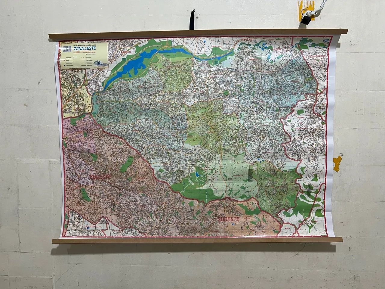 Mapa de São Paulo - Zona Leste