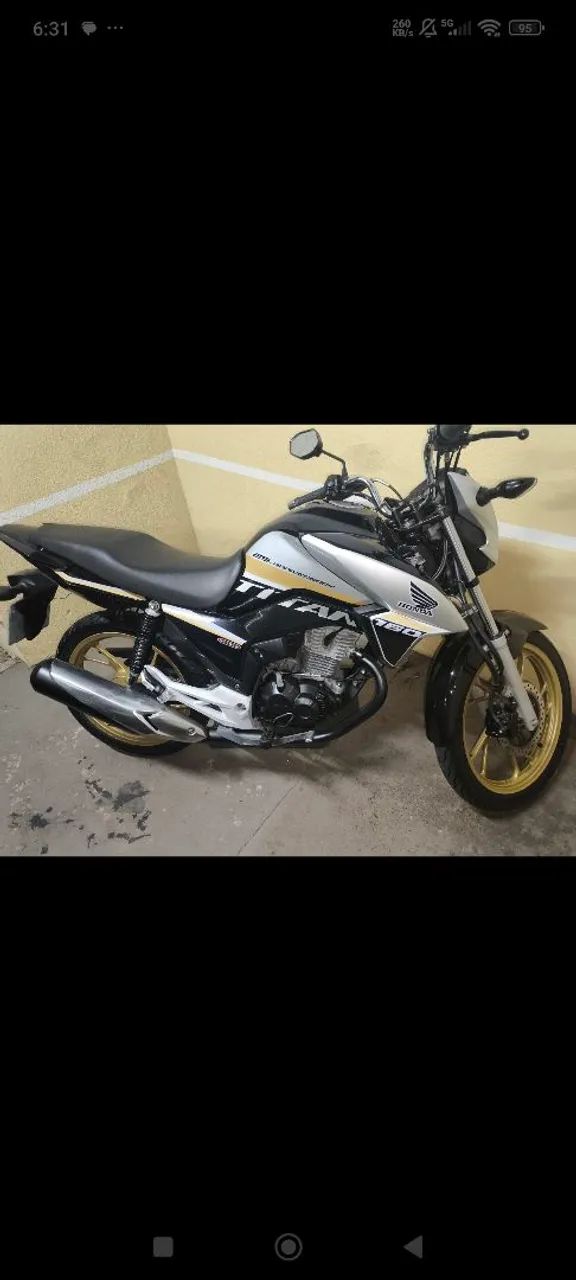 Titan 160 série especial 40 anos 