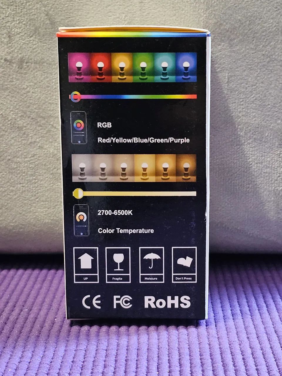 Lâmpada Inteligente RGB, 18w + Branco Quente/Frio - Foto 2