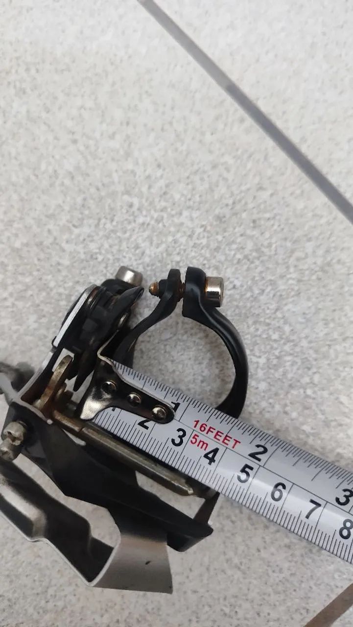 Cambio Shimano dianteiro Altus 31.8 mm  - Foto 6