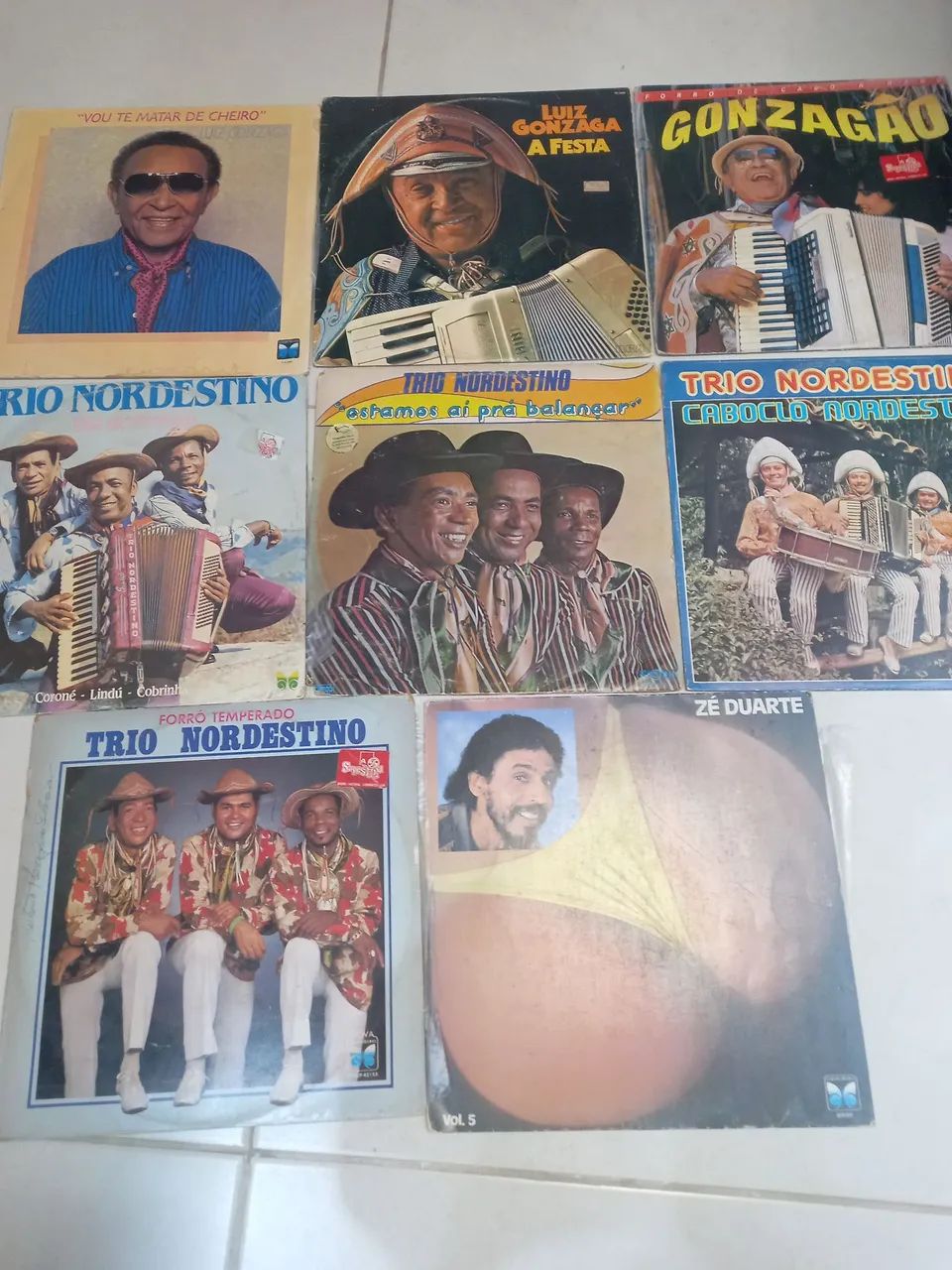 Lote 8 lp vinil forro raiz